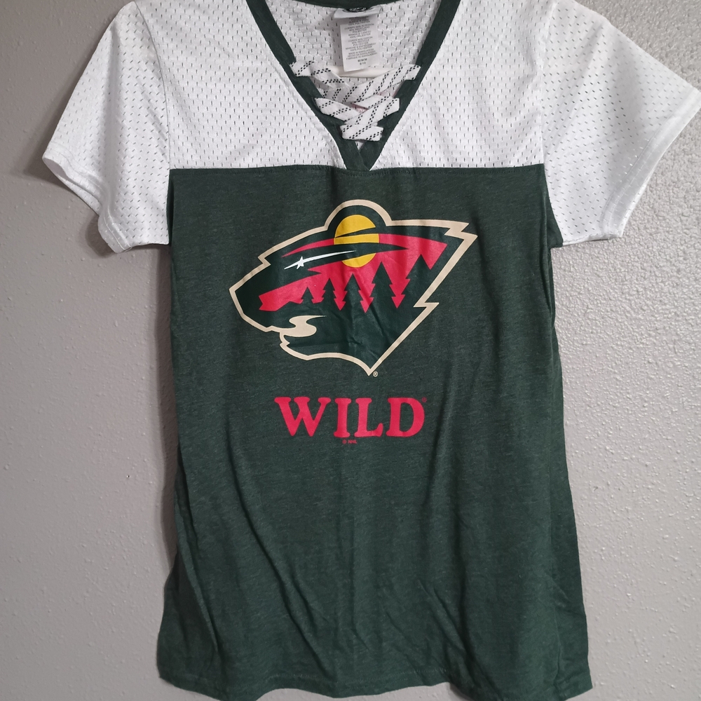 NHL Minnesota Wild Women's Jersey Top 97 Kaprizov Size Medium